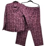 Croft & Barrow  Faux Fur Pajama Set Purple Large Photo 0
