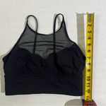 Lululemon Adore Your Core Bra Black Mesh Sweetheart Neckline Size 4 EUC Photo 6