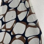 Vintage Y2k Silk Mini Dress Faux Wrap Surplice Fit & Flare Abstract Print Gray 4 Photo 9