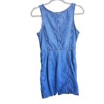 Levi's Womens Y2K Blue Jean Denim Sleeveless Mini Dress Small Blue 90s Western Photo 5