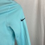 Nike  Blue & Black 1/2 Zip Long Sleeve Sport Athletic Shirt Top L Photo 2