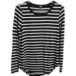 Old Navy Women’s Super Soft Lightweight Sweater XS Striped Black White Photo 0