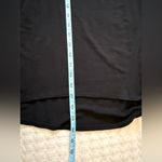 Eileen Fisher  Black Boat Neck Rayon‎ Blend Dolman Sleeve Top Blouse. Size large Photo 5