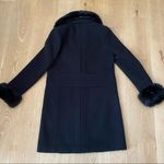Forever New  Classic Coat with  Faux Fur Collar and Removable Fur Cuffs Photo 2