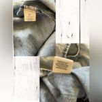 Tantrums Women's Chambray Bib Denim Blouse Top Size Mediun Blue Acid Wash Photo 5