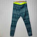 Nike  Pro Hyperwarm Training Leggings Pants Blue Print Womens Size‎ XL Photo 3