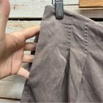 Naked Zebra  High Waisted Pleated Tencel Shorts Taupe Brown Relaxed Fit Sz M Photo 6