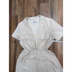 Princess Polly Linen Blend Belted Romper Beige Short Sleeve US 6 Photo 7