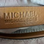 Michael Kors Camel Brown Leather Mini Crossbody Purse Photo 2
