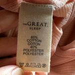 THE GREAT. Pointelle Sleep Cami Pink Size L Photo 9