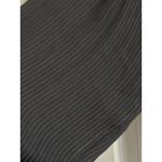 Free People  Pinstripe Button Down Shirt Wide Cuff Navy Blue Photo 2