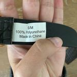 Black Thick Golf Buckle Belt Photo 3