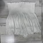 Queen of Sparkles Iridescent White Shorts – Size M – Smocked Waist Photo 0