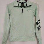 PINK - Victoria's Secret Pink Victoria’s Secret Love Pink 1/4 Zip Long Sleeve Pullover Athletic Top Photo 0