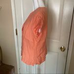 Talbots  Irish Linen Button Down Short Sleeve Top Photo 3