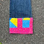 American Eagle Outfitters Women's Patchwork Jeans - Multicolor Photo 4