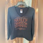 Harley Davidson Harley-Davidson long sleeve V neck T-Shirts for Women Photo 0