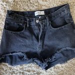 Abercrombie & Fitch Black Jean Shorts Photo 0