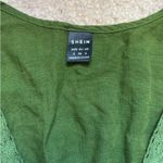 SheIn  Bohemian Top Button-Up Green Photo 1