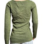 Coincidence &chance long sleeve Moss knit sweater with lace detail M Green Size M Photo 3