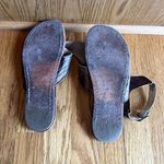 Bed Stu  Black‎ Leather Summer Festival Flat Ankle Strap Thong Sandals Size 9B Photo 5