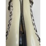 Gucci Yva Ivory Leather Snakeskin bow embellished GG Ballerina flats EU 36.5 Photo 12