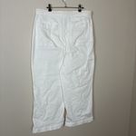Madewell x Lisa Says Gah! Perfect Vintage Wide-Leg Crop Jean White Size 32 (L3) Photo 2