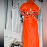 Beautiful Neon Coral Formal Dress Size 4 Photo 2