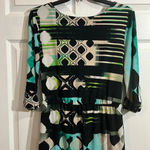 Luxology  Women's Multicolor  Long Sleeve Knee Length Dress - Size Small Photo 1