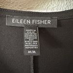 Eileen Fisher  Jumpsuit Size Medium Stretch Jersey Wide Leg Crop Harem Pant Black Photo 4