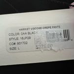 Milly x Revolve Harriet Viscose Crepe Pants Black NWT Designer Large MSRP $275 Photo 7