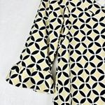 Katherine Way Shift Dress Size Medium Geometric 3/4 Sleeve Active Golf UPF 50 Tan Photo 2