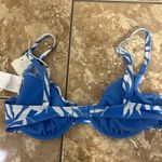 Roxy  Bikini Top Blue Floral Photo 1