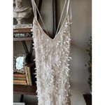 retrofete Haven Embellished Mini Dress White/Silver Womens Size Medium Silver Photo 8