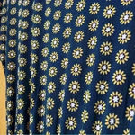 Boden Sunflower Navy Yellow Shirt Dress Sz2 Floral Blue Size 2 Photo 3