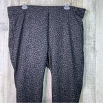 Avenue Size 22/24 Average Animal Print Cropped Leggings Black Gray Brown Photo 2