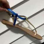Multi color sandal Blue Size 8 Photo 0