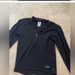 Columbia Woman’s Black  Collared quarter zip pullover Sweater Photo 2