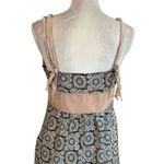 Kanvas Floral Print Dress Y2k Babydoll Spaghetti Straps Empire Waist 90s READ Brown Size M Photo 4