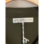 JJ Perfection Sweater Womens Small V Neck Green Long Sleeve Soft Warm Casual NEW Photo 5