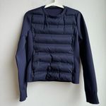 Lululemon Down & Around Crew Midnight Navy Size 4 Small Goose Down 800 Fill Photo 0