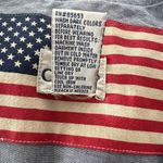 Vintage Koret City Blues Denim Vest Large Patchwork Linen Blend Photo 3