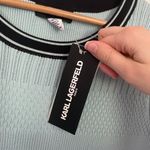Karl Lagerfeld Academica Short Sleeve Pullover Sweater Photo 3