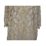 JAGSWEAR LOS ANGELES Vintage 100% Silk Shear Beaded Sequin 40s Flapper Dress 3XL Size 3X Photo 4