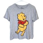 Disney Winnie The Pooh Smiling Pooh Heather Gray Graphic Shirt Size Medium Photo 0
