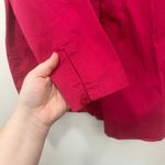 Stella Carakasi Womens Tunic XXL Pink‎ Poplin Button Collar Natural Lux Career Pink Photo 3