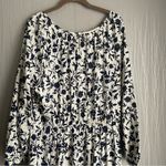 Old Navy Floral-Print Waist-Defined Bracelet-Sleeve Midi Dress Photo 12