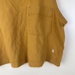 Everlane Women’s Mustard Crop Tank Top Organic Cotton Size M Photo 4