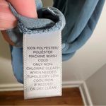 Loft Sleeveless Blouse Blue Green Knot Keyhole Twist High Neck Photo 11