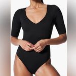 Spanx Pique Shaping Short Sleeve One-Piece Rashguard Swimsuit, X-Small, $198 Photo 0